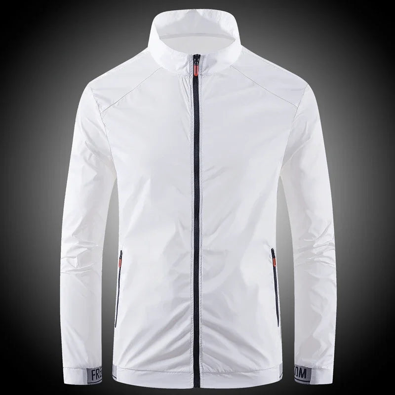 NONECN Men's Ultralight Ice Silk UV Protected Summer Jacket