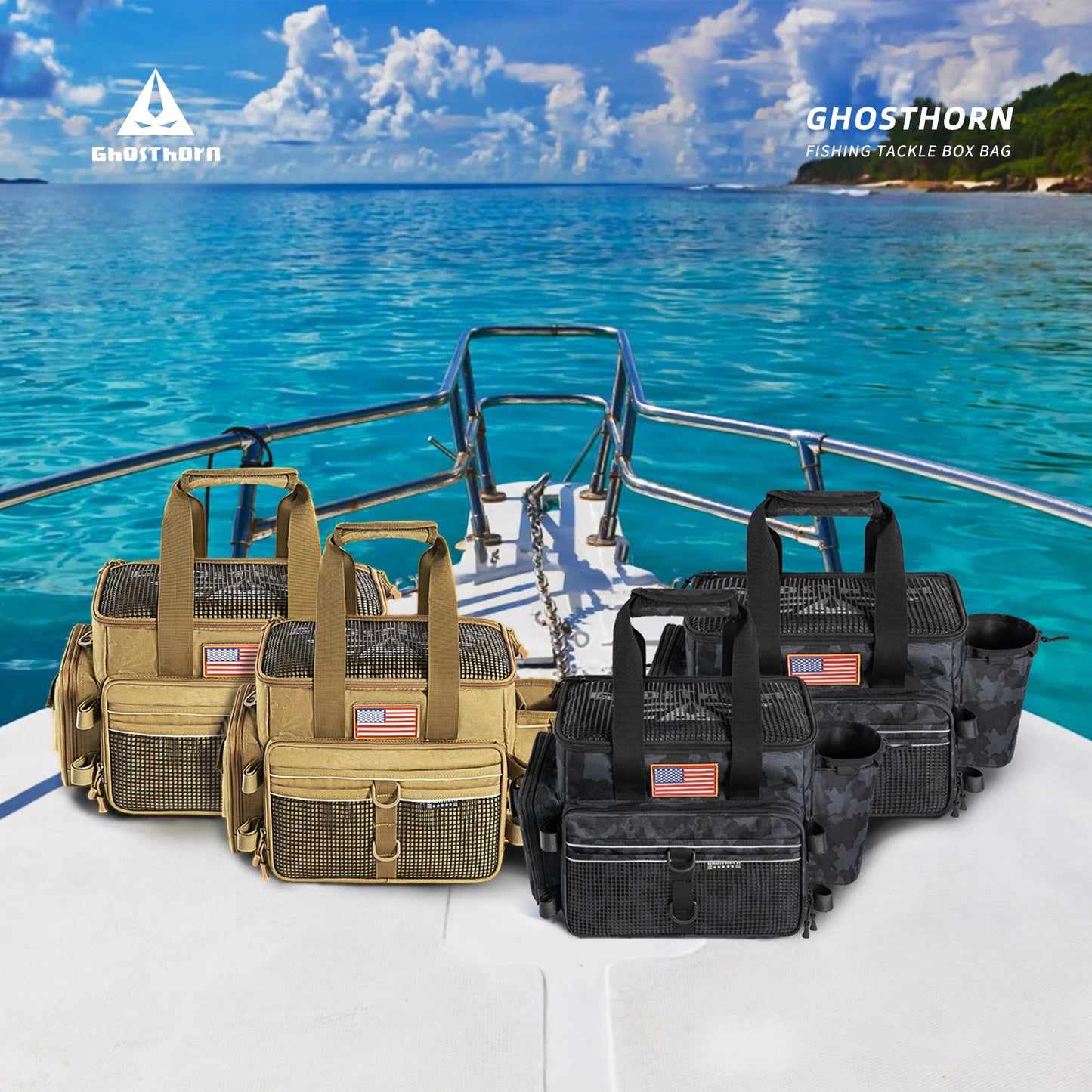 Salt Water Resistant Fishing Tackle Bags Tackle Box Bag For High Capacity Storage