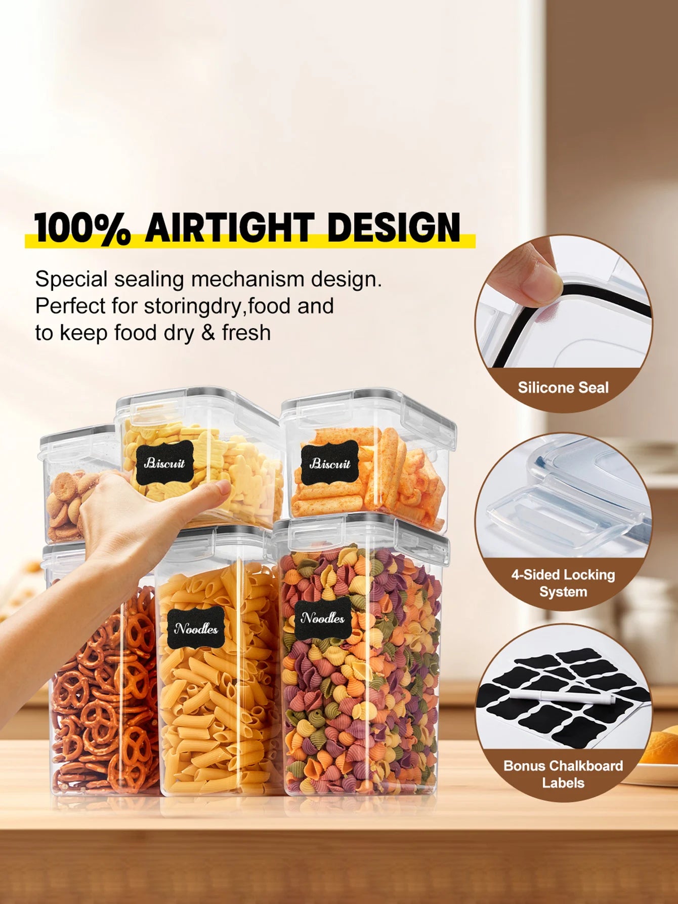 24-Piece Sealed Food Storage Containers With Lids