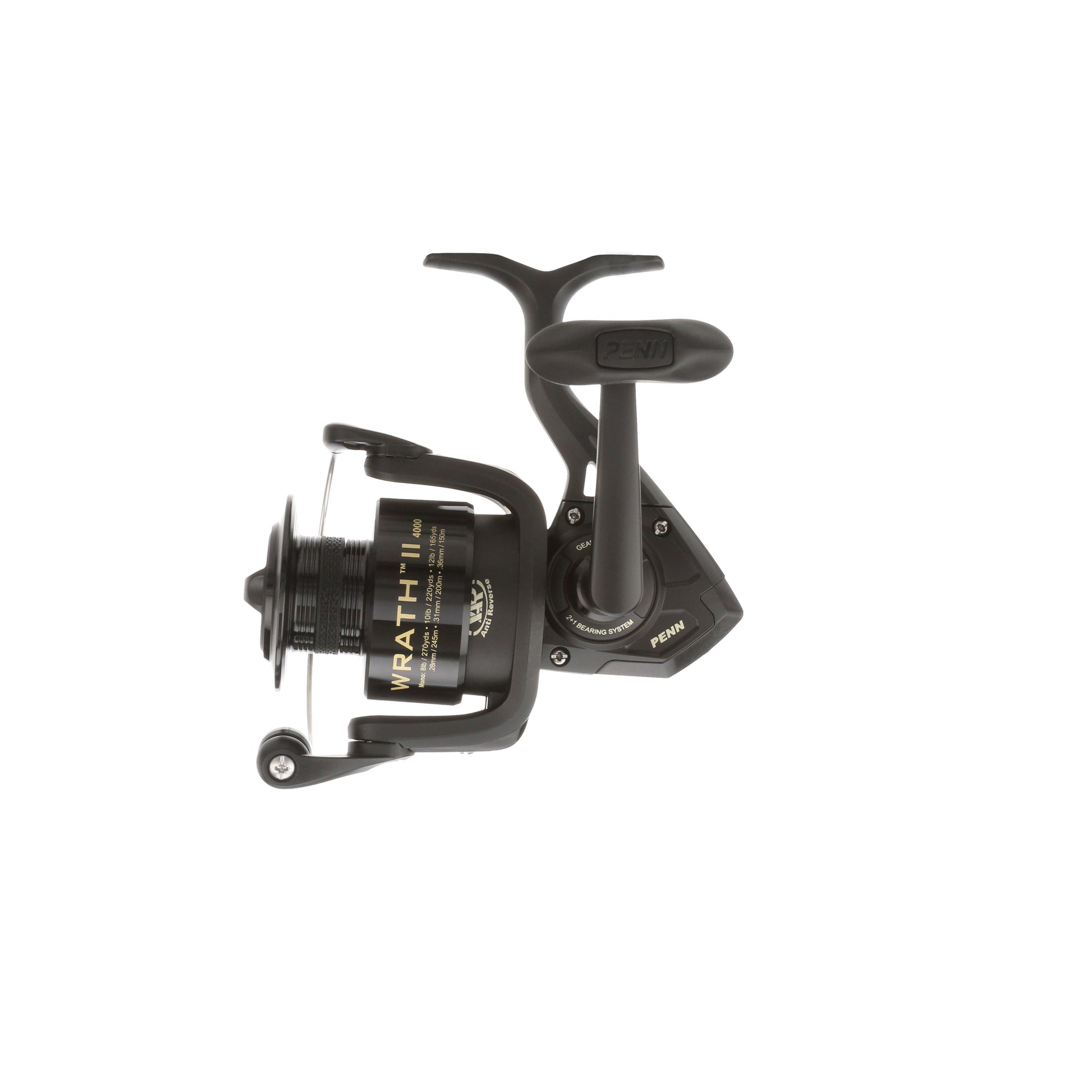 PENN Wrath II Spinning Fishing Reel, 4000 Size Reel – Fin to Flame