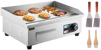 SucceBuy Electric Countertop Griddle Teppanyaki Grill 1600W 3200W