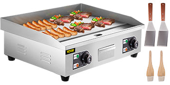 SucceBuy Electric Countertop Griddle Teppanyaki Grill 1600W 3200W