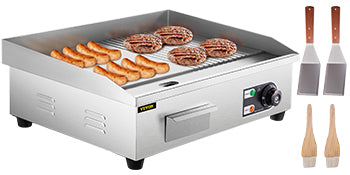 SucceBuy Electric Countertop Griddle Teppanyaki Grill 1600W 3200W